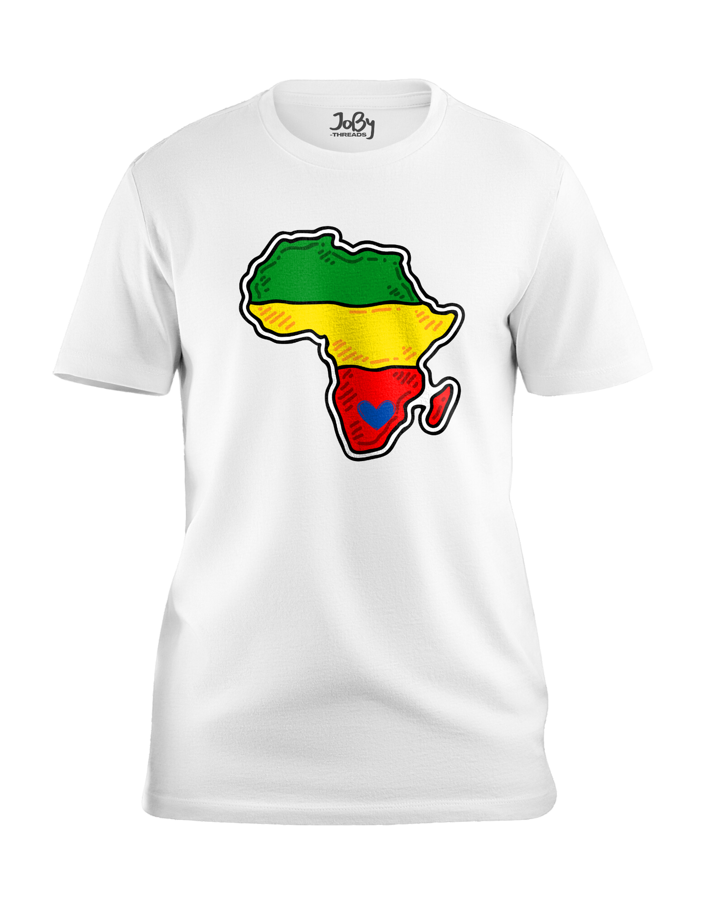 Technicolor Africa T-Shirt – Vibrant Style for Vibrant Souls