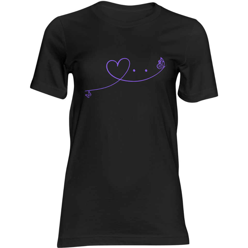 Love Takes Wing T-Shirt – Butterfly Hearts and Mzansi Charm