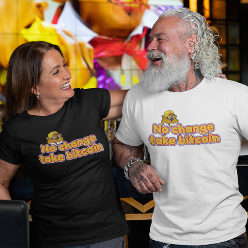 No Change, Take Bitcoin T-Shirt