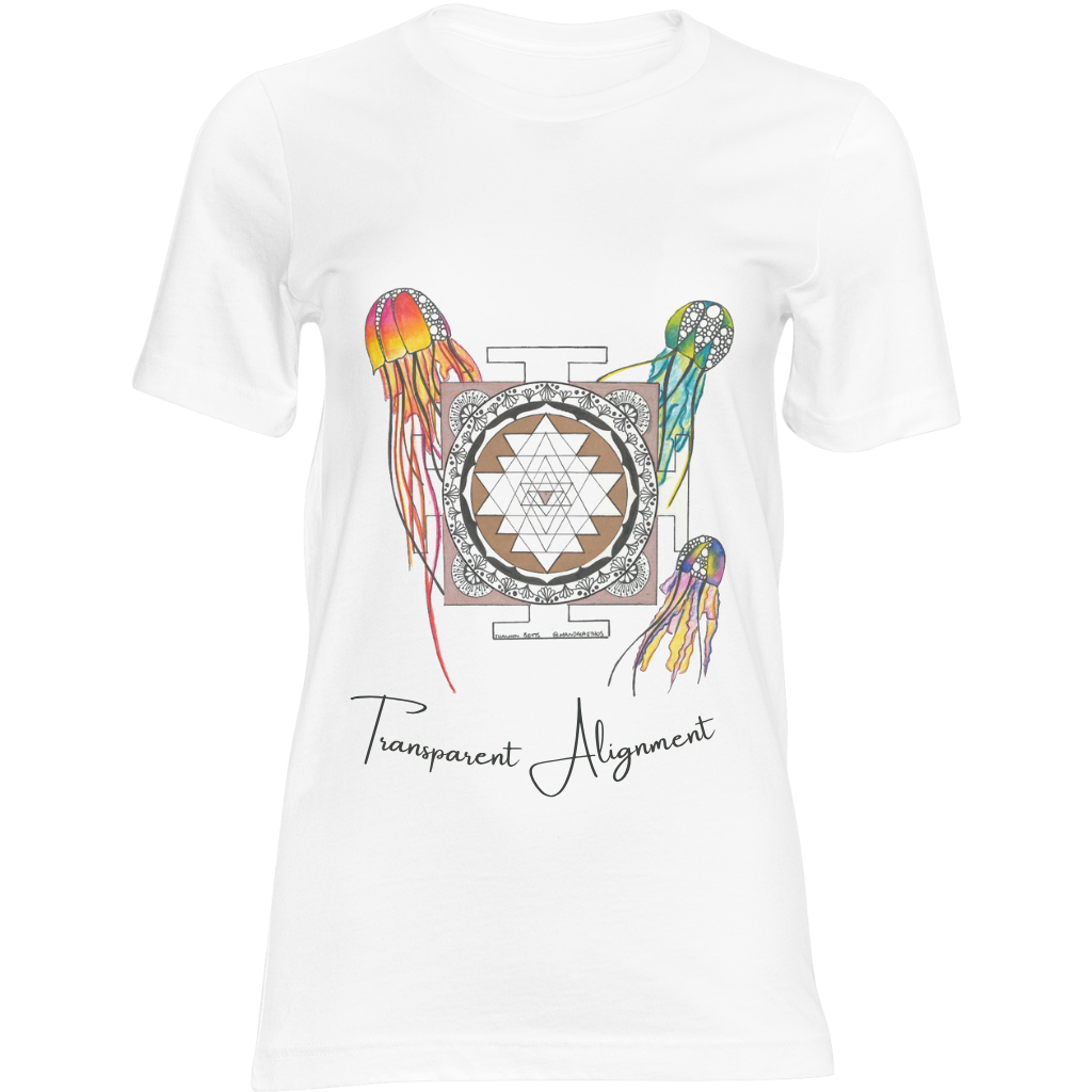 Sacred Geometry - Transparent Alignment (Reverse Print)